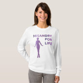 "生命のMisandry"ワイシャツ Tシャツ (正面フル)
