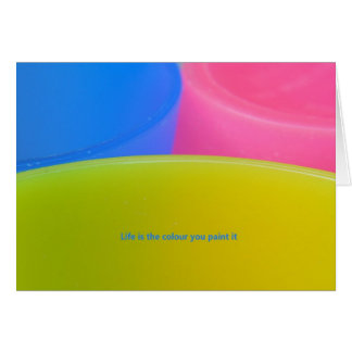 生命はあなたがそれを絵を描く色です