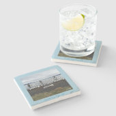 生命はあなた自身の作成についてコースターあります ストーンコースター (横)