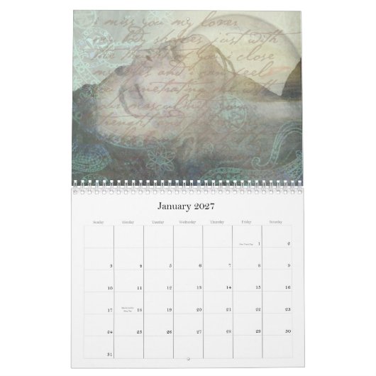 生命はあります… (カレンダー) カレンダー (1月 2027)