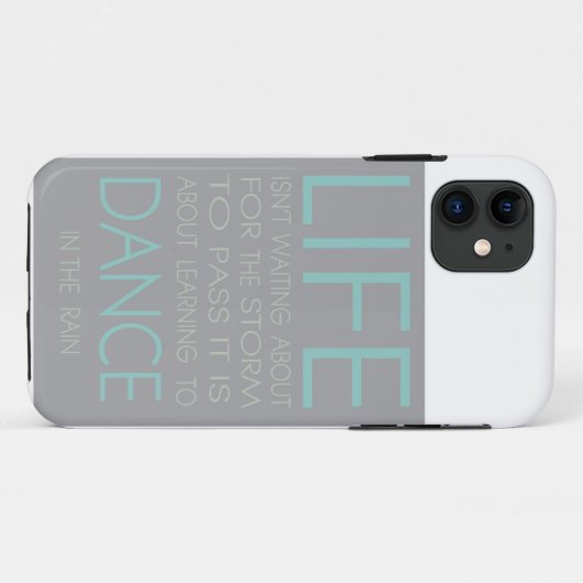 生命はそれを渡すために嵐を待っていることについてありません Case-Mate iPhoneケース (裏面(横))