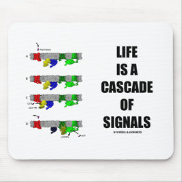 生命はです信号(信号のTransduction)の滝 マウスパッド