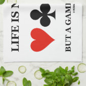 生命はです橋(カードスーツ)のゲーム キッチンタオル (折り畳み)