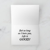 生命はよいです! カード (内部)