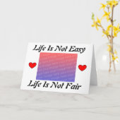 生命はよいです! カード (黄色い花)