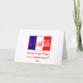 生命はよいです! -フランス語はそれを利用しよう カード (裏面)