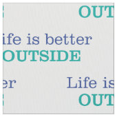 生命はよりよい外側です ファブリック (クローズアップ)