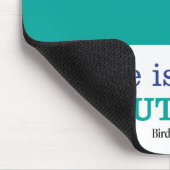 生命はよりよい外側です マウスパッド (コーナー)