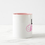 生命はよりよくブロンドのマグです ツートーンマグカップ (中央)