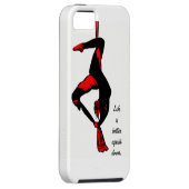 生命はよりよく逆さまの電話カバーです Case-Mate iPhoneケース (裏面/右)