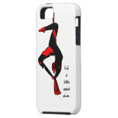 生命はよりよく逆さまの電話カバーです Case-Mate iPhoneケース (裏面左)