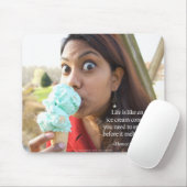 生命はアイスクリームコーンのよう…です マウスパッド (マウス)