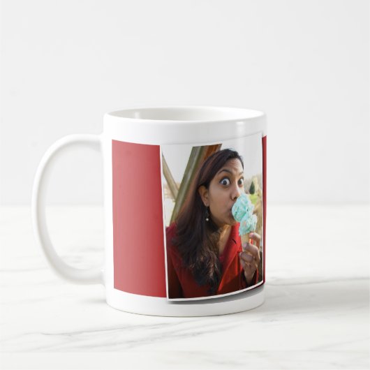 生命はアイスクリームコーンのマグのようです コーヒーマグカップ (左)