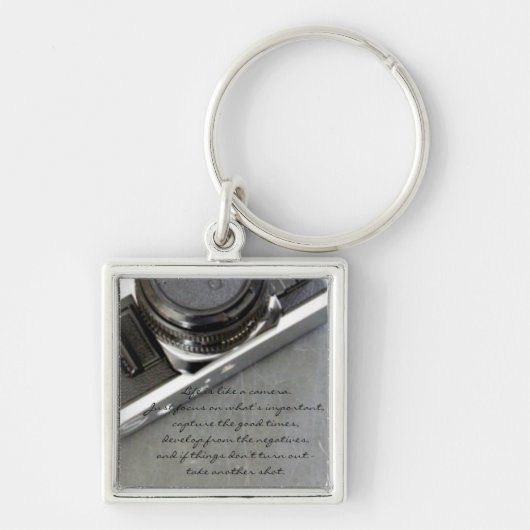 生命はカメラのキーホルダーのようです キーホルダー (正面)