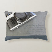 生命はカメラの枕のようです アクセントクッション (正面)
