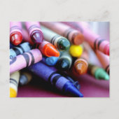 生命はクレヨンの箱のようです ポストカード (正面)