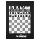 生命はゲーム、チェスです深刻です クリップボード (裏面)