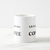 生命はコーヒー・マグから始まります コーヒーマグカップ (中央)