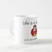 生命はサーカスです コーヒーマグカップ (正面左)
