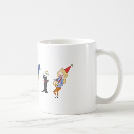 生命はサーカスのマグです コーヒーマグカップ (右)
