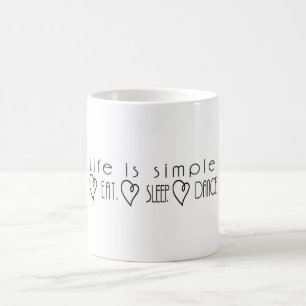 生命はシンプルです コーヒーマグカップ