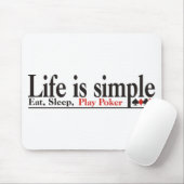 生命はシンプルです マウスパッド (マウス)
