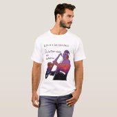 生命はジャズのよう…たくさんです Tシャツ (正面フル)