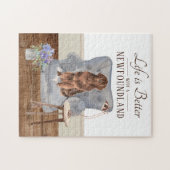 生命はニューファンドランドのジグソーのパズル ジグソーパズル (横)