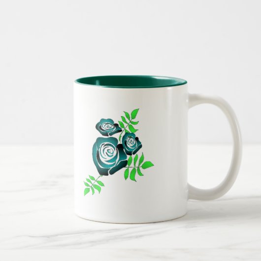 生命はバラです ツートーンマグカップ (右)