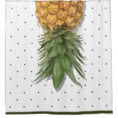 生命はパイナップル上部のケーキです シャワーカーテン (正面)