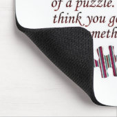 生命はパズルの部分のよう時々です! マウスパッド (コーナー)