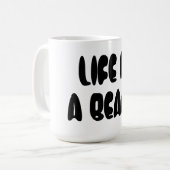 生命はビーチです コーヒーマグカップ (正面左)