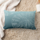 生命はビーチです: 砂ドル ランバークッション (ブランケット)