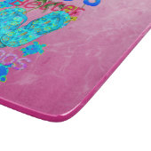 生命はビーチサンダルでよりよいです カッティングボード (角)