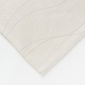 生命はビーチサンダルでよりよいです フリースブランケット (角)