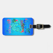 生命はビーチサンダルでよりよいです ラゲッジタグ (正面横)