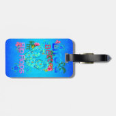 生命はビーチサンダルでよりよいです ラゲッジタグ (裏面横)