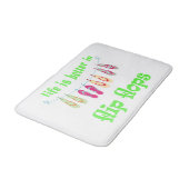 生命はビーチサンダルのバス・マットでよりよいです バスマット (アングル)