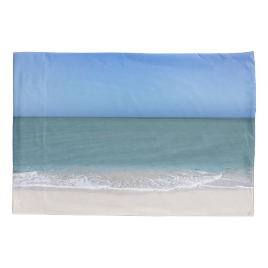 生命はビーチ|の美しい写真でよりよいです 枕カバー (裏面)