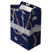 生命はホッケーです ミディアムペーパーバッグ (裏面アングル)