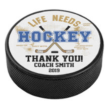 生命はホッケーを感謝していしていますコーチ必要とします