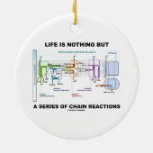 生命は一連の連鎖反応です セラミックオーナメント (裏面)