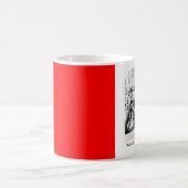 "生命は交通のために余りに短いです!! " コーヒーマグカップ (中央)