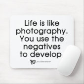 生命は写真撮影のようです マウスパッド (マウス)