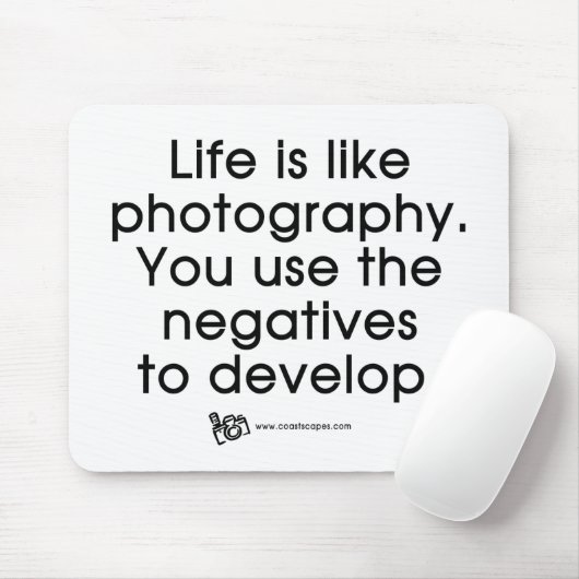 生命は写真撮影のようです マウスパッド (マウス)