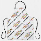 生命は単にDNA分子生物学のユーモアをコピーされている エプロン (正面)