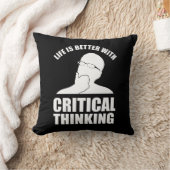 生命は危ない者に勝考える クッション (ブランケット)