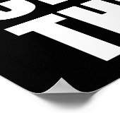 生命は危ない者に勝考える ポスター (角)