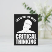 生命は危ない者に勝考える ポストカード (スタンド正面)