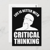 生命は危ない者に勝考える ポストカード (正面/裏面)